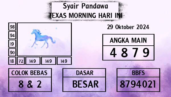 Prediksi Texas Morning