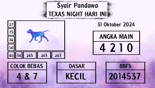 Prediksi Texas Night