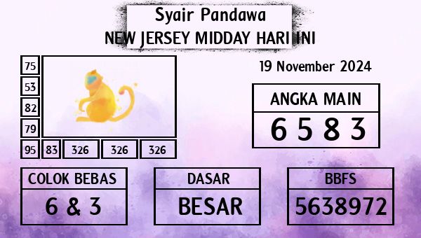 Prediksi New Jersey Midday