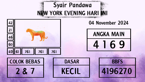 Prediksi New York Evening