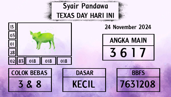 Prediksi Texas Day