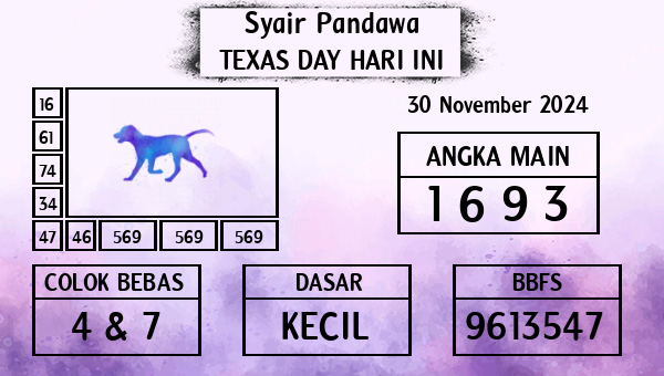 Prediksi Texas Day