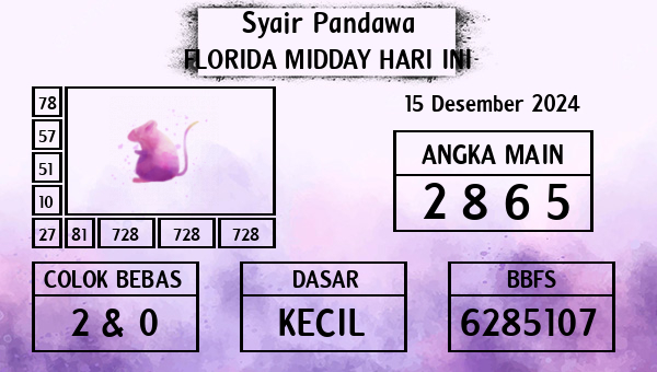 Prediksi Florida Midday