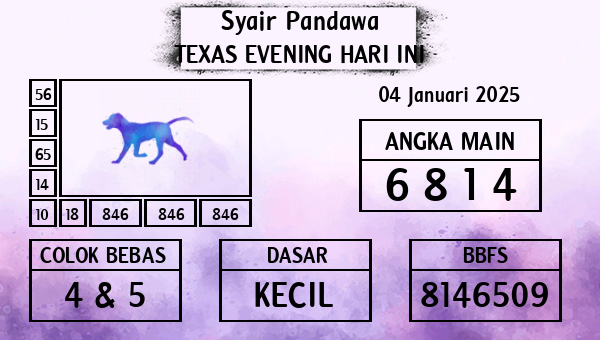 Prediksi Texas Evening