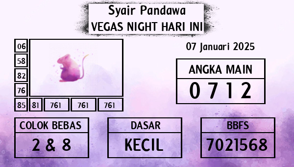 Prediksi Vegas Night