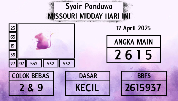 Prediksi Missouri Midday