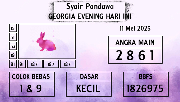 Prediksi Georgia Evening
