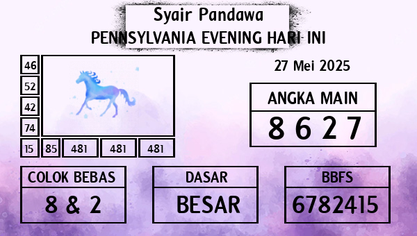 Prediksi Pennsylvania Evening