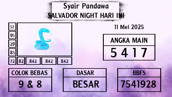 Prediksi Salvador Night