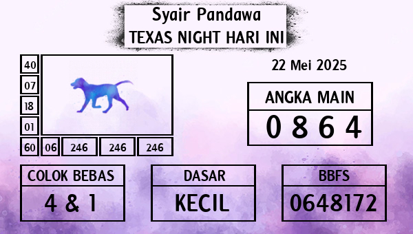 Prediksi Texas Night