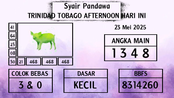 Prediksi Trinidad Tobago Afternoon