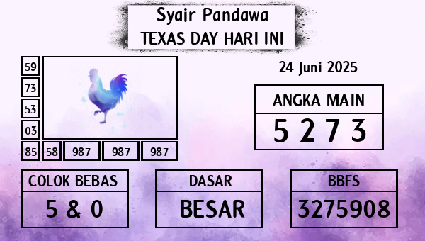 Prediksi Texas Day