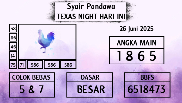 Prediksi Texas Night