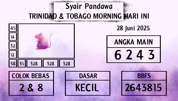 Prediksi Trinidad & Tobago Morning
