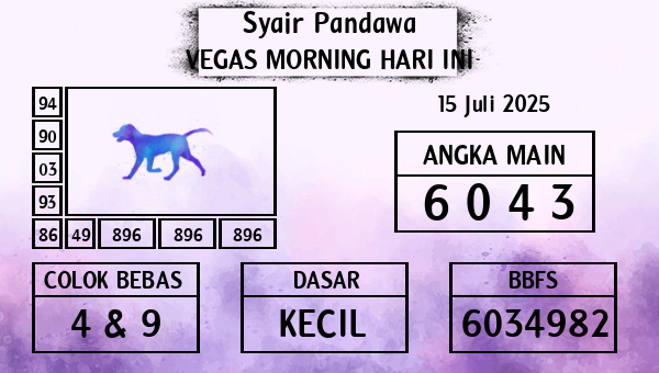 Prediksi Vegas Morning