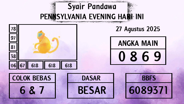 Prediksi Pennsylvania Evening
