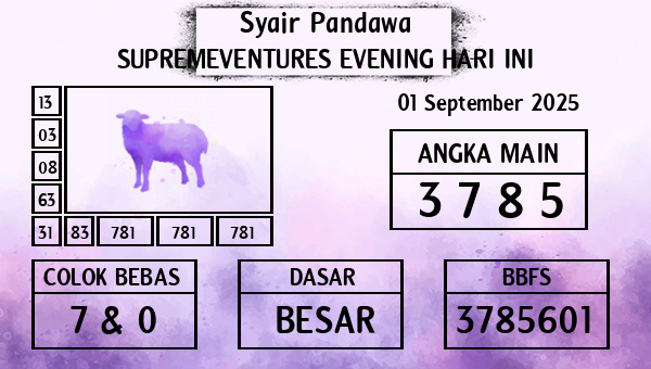 Prediksi Supremeventures Evening