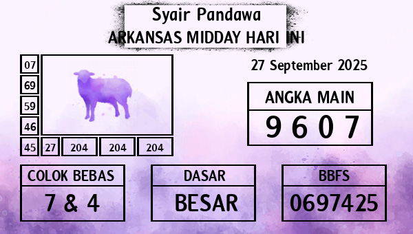 Prediksi Arkansas Midday