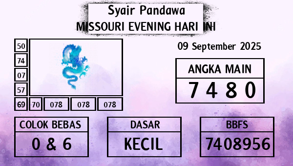 Prediksi Missouri Evening
