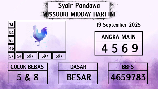 Prediksi Missouri Midday