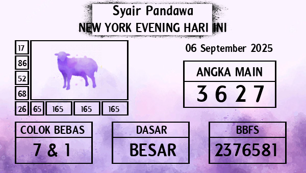 Prediksi New York Evening