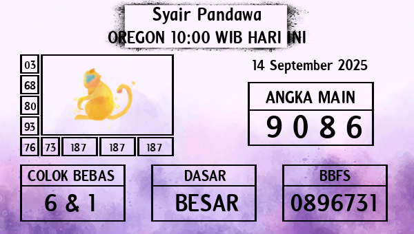 Prediksi Oregon 10:00 WIB