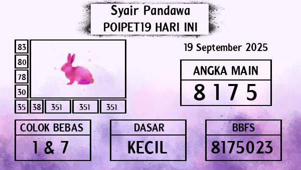 Prediksi Poipet19