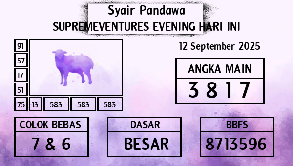 Prediksi Supremeventures Evening