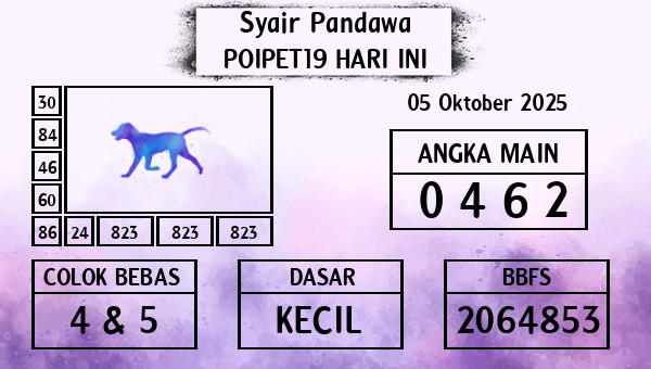 Prediksi Poipet19
