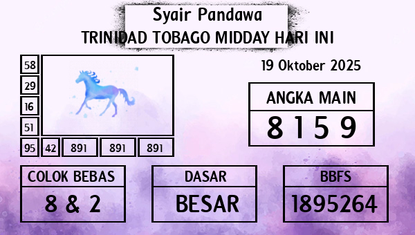 Prediksi Trinidad Tobago Midday