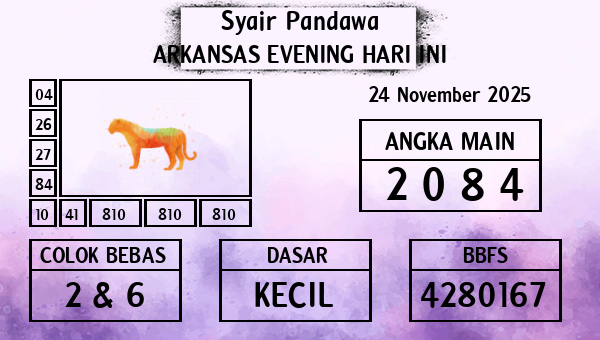 Prediksi Arkansas Evening