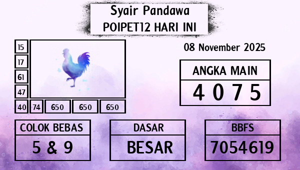 Prediksi Poipet12