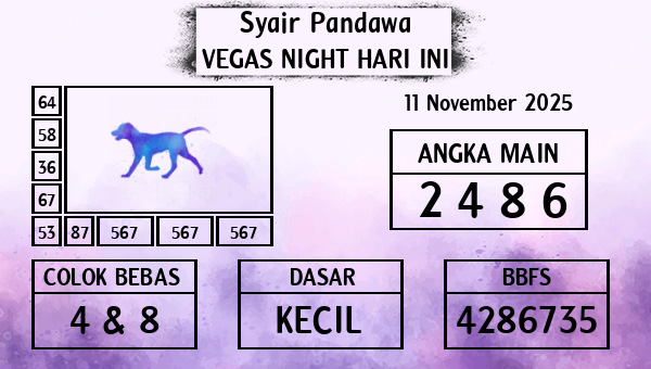 Prediksi Vegas Night