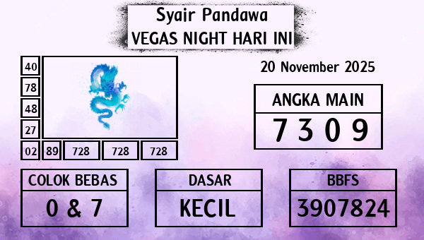 Prediksi Vegas Night