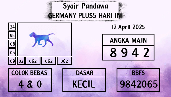 Prediksi Germany Plus5
