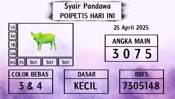 Prediksi Poipet15