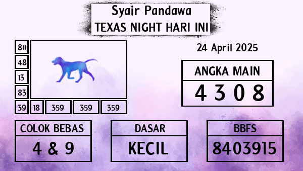 Prediksi Texas Night