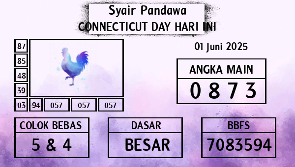 Prediksi Connecticut Day