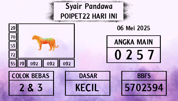 Prediksi Poipet22