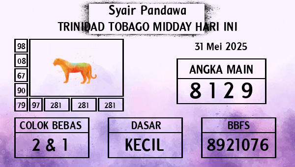 Prediksi Trinidad Tobago Midday