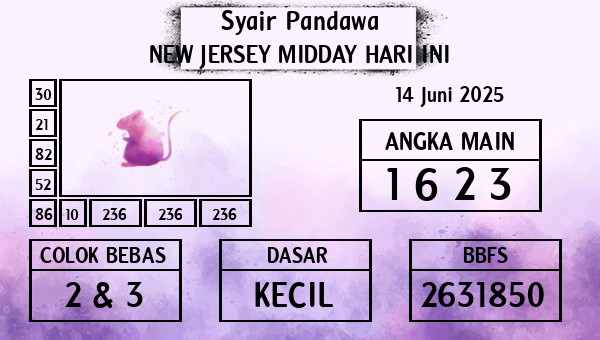 Prediksi New Jersey Midday