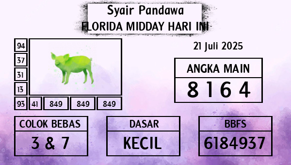 Prediksi Florida Midday