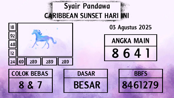 Prediksi Caribbean Sunset