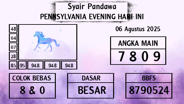 Prediksi Pennsylvania Evening