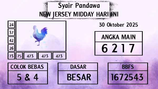 Prediksi New Jersey Midday